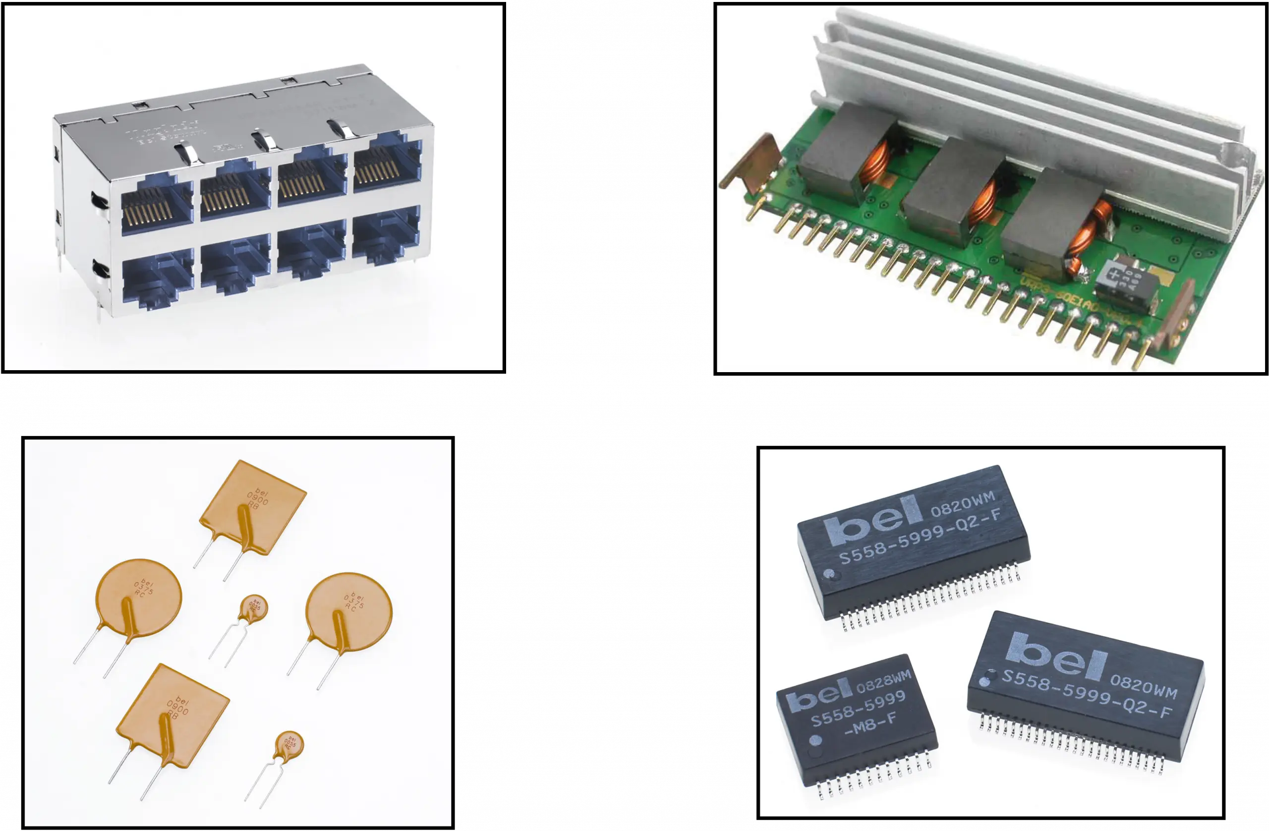 Bel Fuse product lineup &mdash; fuses, MagJack connectors, Ethernet magnetics and DC-DC power modules