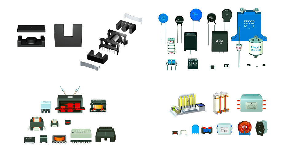 EPCOS TDK Electronics product lineup &mdash; MLCCs, film capacitors, thermistors, varistors, ferrites and sensors